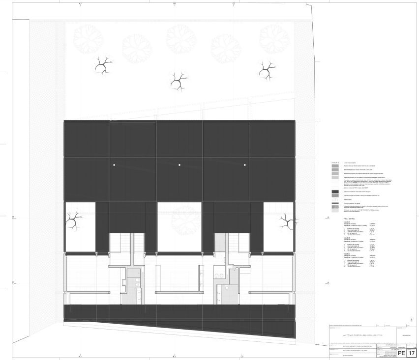 Plan of Praia do Bom Sucesso by António Costa Lima Arquitectos
