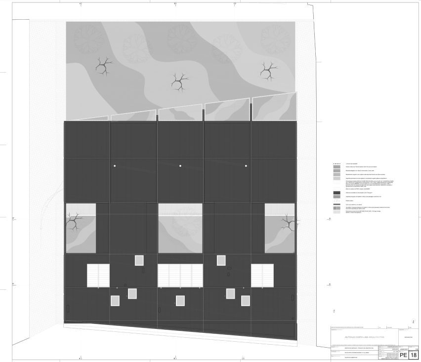 Plan of Praia do Bom Sucesso by António Costa Lima Arquitectos