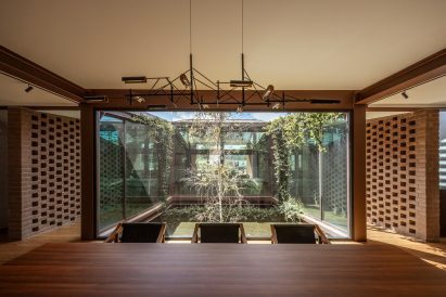 Interior view of Praia do Bom Sucesso house in Lisbon