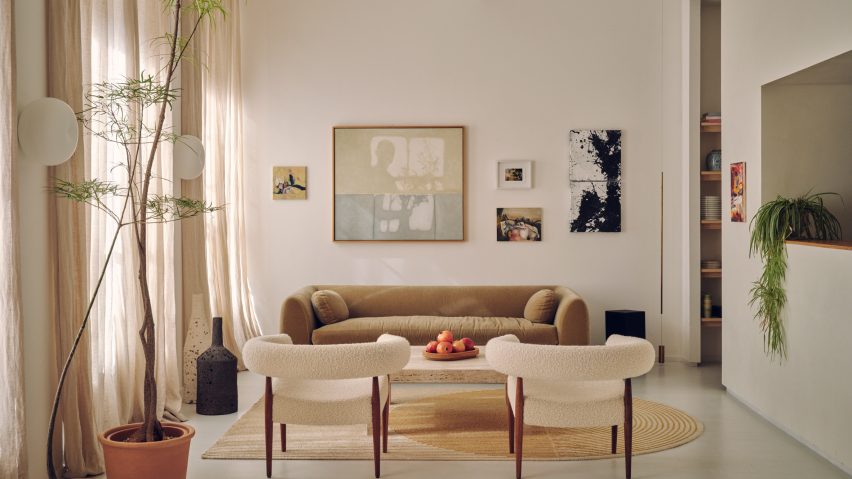 Seating in Apartment 21 by Piercy & Company