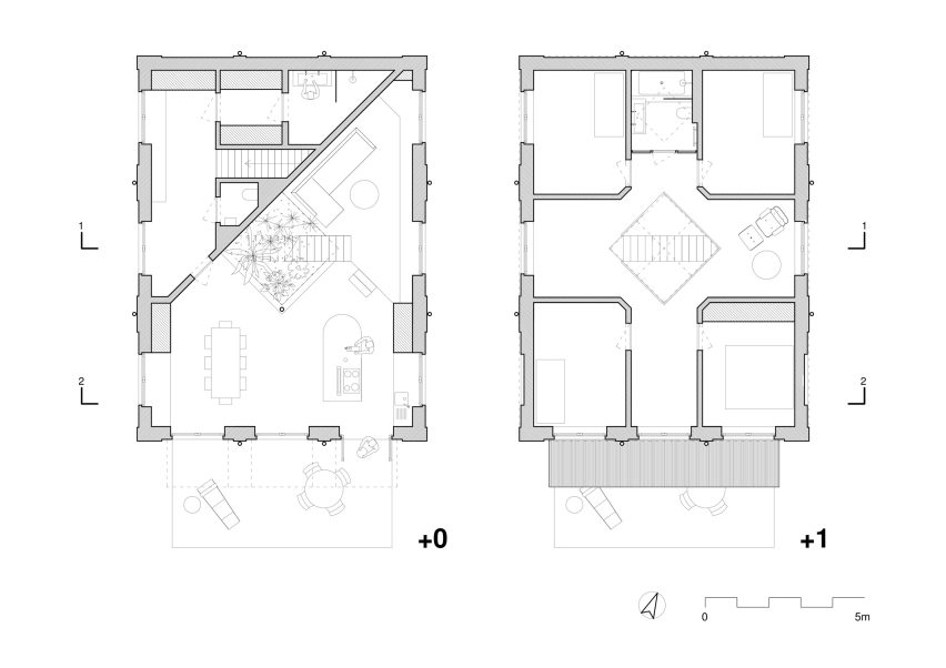Plan of Project Tomas & Katrien by Atelier Vens Vanbelle