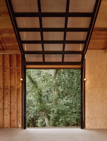Corten steel barn