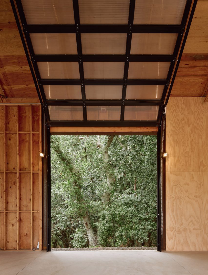 Corten steel barn