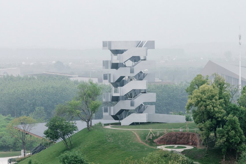 Chenhu Migratory Bird Observation Tower by Xiang Architects