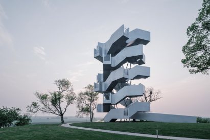 Chenhu Migratory Bird Observation Tower by Xiang Architects