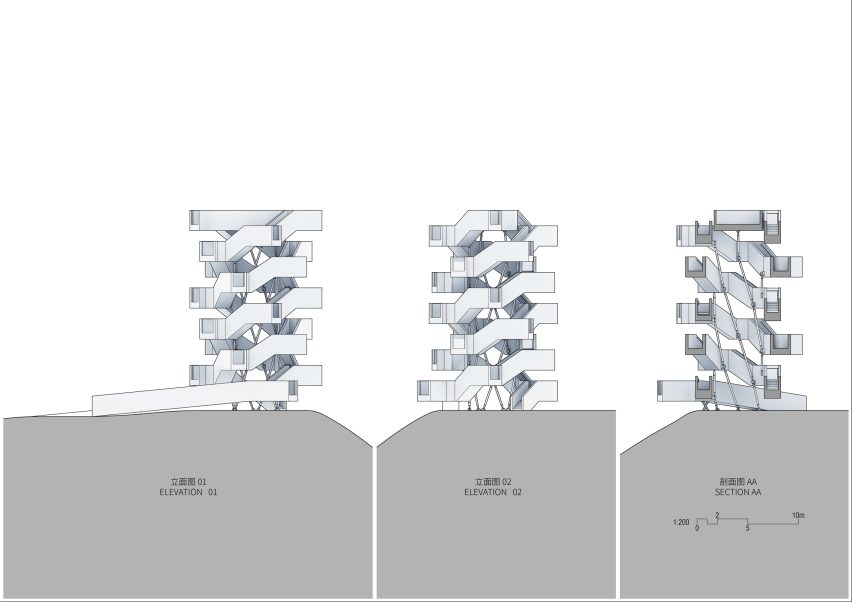 Chenhu Migratory Bird Observation Tower by Xiang Architects