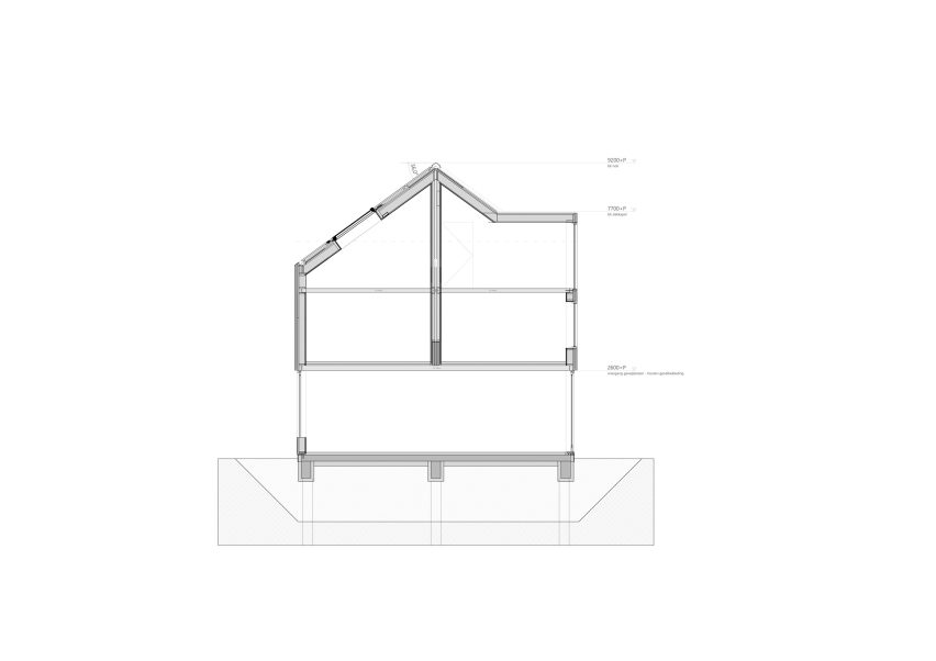Section of CoHouse in Cothen by Woonpioniers
