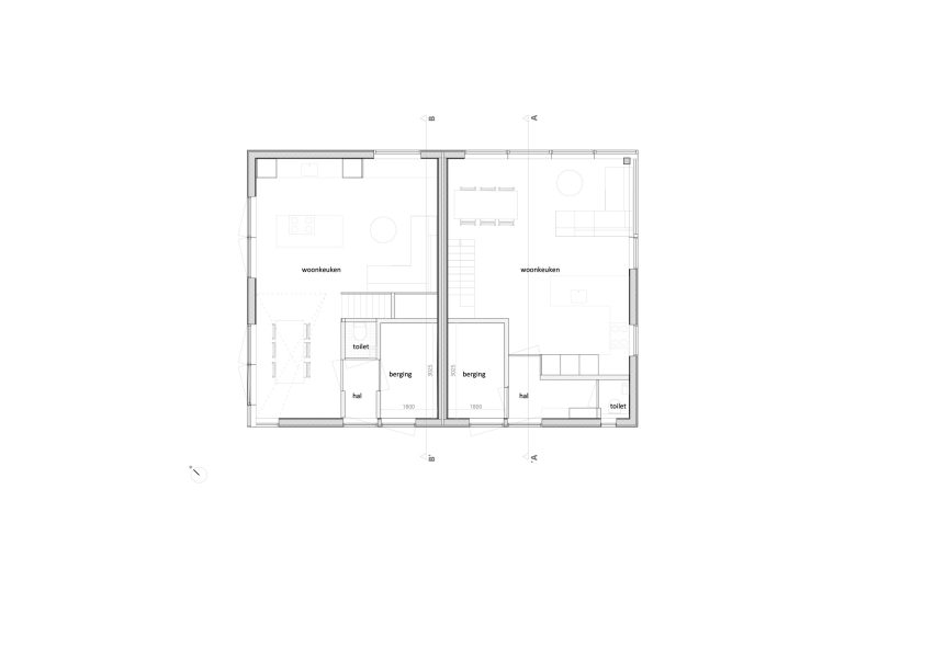 Plan of CoHouse in Cothen by Woonpioniers