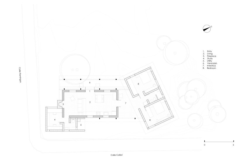 Plan of Casa Estelí by Colar