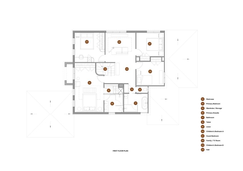 First floor plan of Parkhill by Crissy Zhang