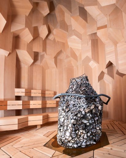 Crystal Sauna by Bigert & Bergstrom sauna heater