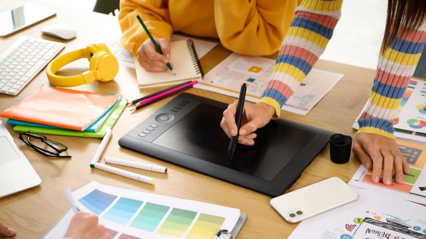 Designers working