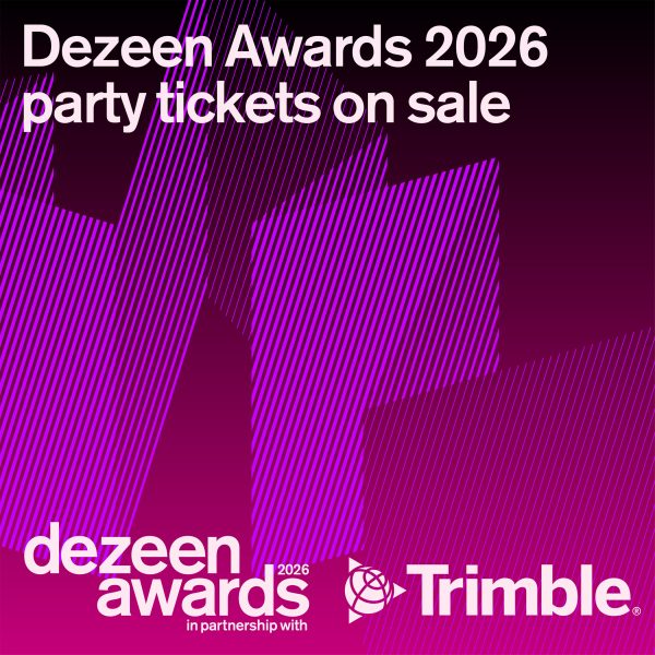 Graphic for Dezeen Awards 2026 party