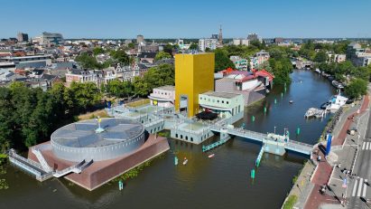 Groninger Museum aerial shot