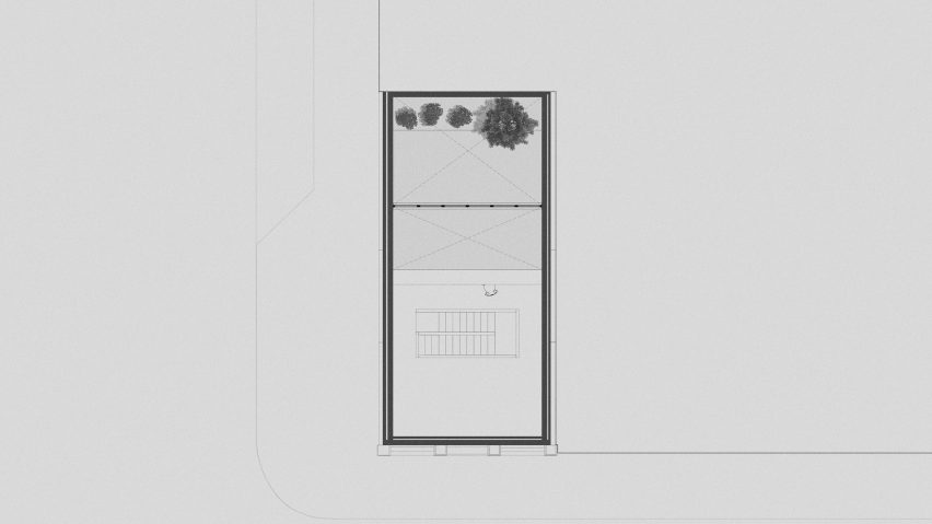 Plan of Casa Nido by Iterare Arquitectos