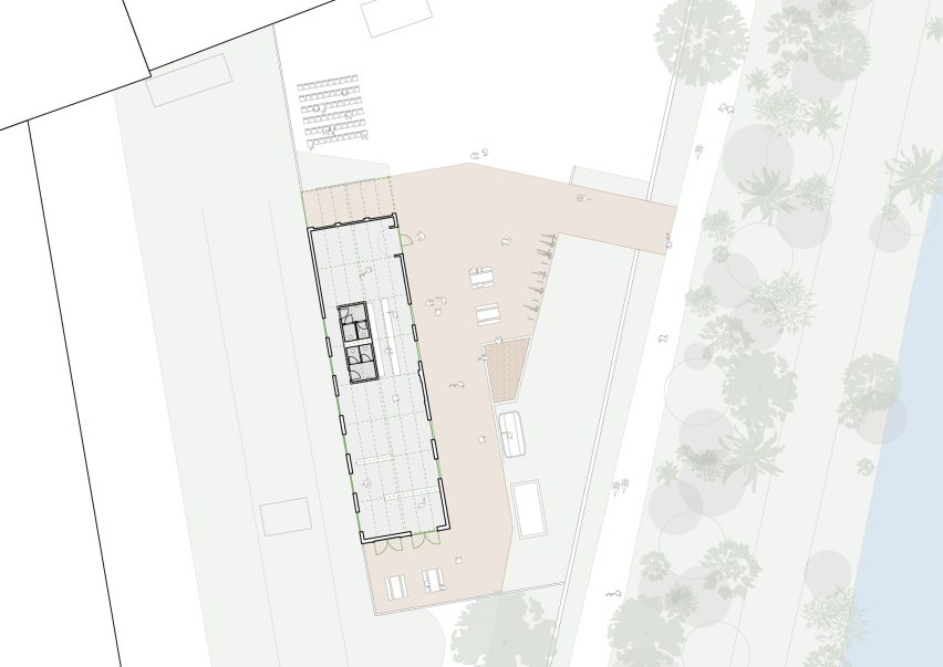 Plan of Šmeral Art Factory by KOGAA