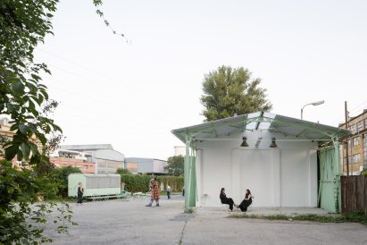 Exterior view of Šmeral Art Factory by KOGAA