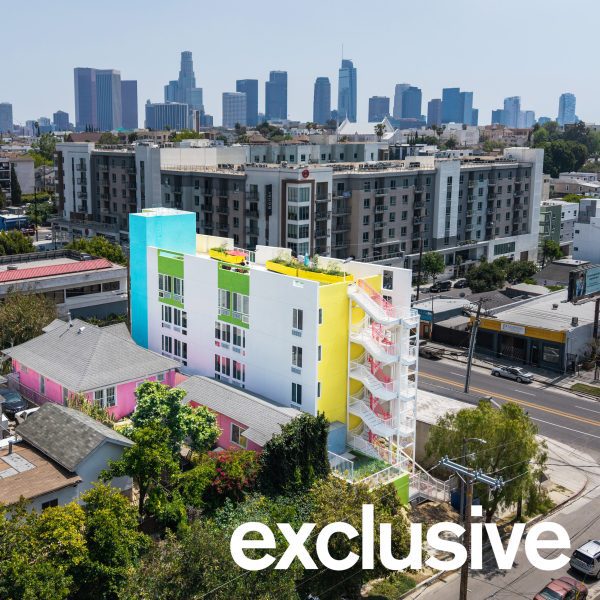 Loma Verde colourful apartments LA