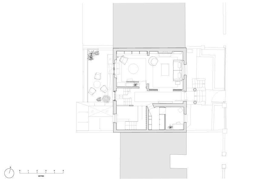 Plan of De Beauvoir Townhouse by Mosley Thorold