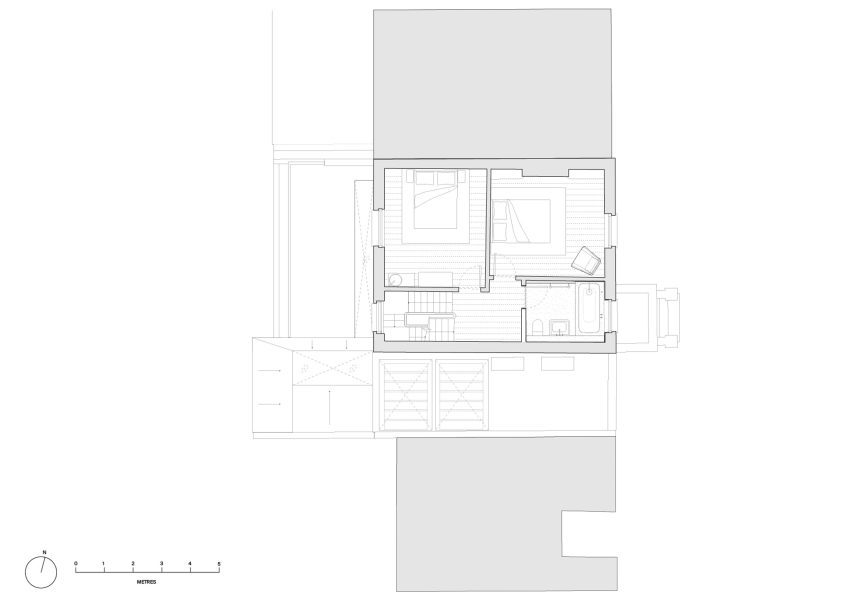 Plan of De Beauvoir Townhouse by Mosley Thorold