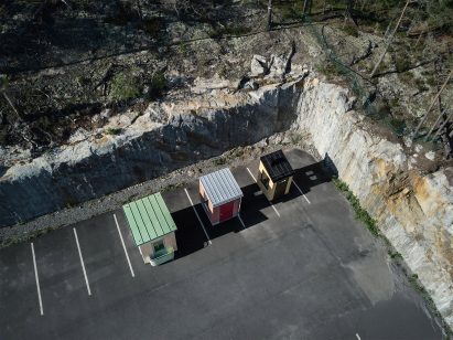 Small homes seen from above