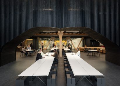Interior view of Fisher & Paykel HQ in New Zealand