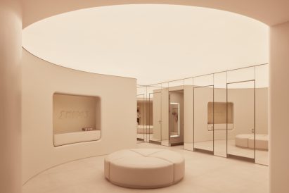 SKIMS changing room