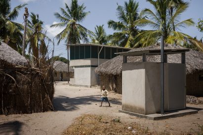 Houses in Tanzania designed to combat malaria