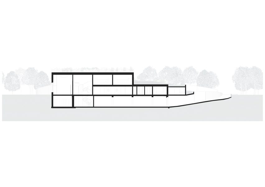 Section of Office by Nature by Studio Massimo