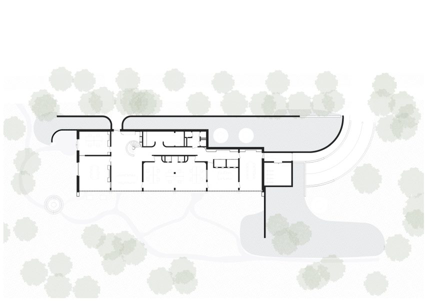 Plan of Office by Nature by Studio Massimo