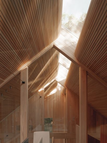 Upper floor interior at Office by Nature in the Netherlands