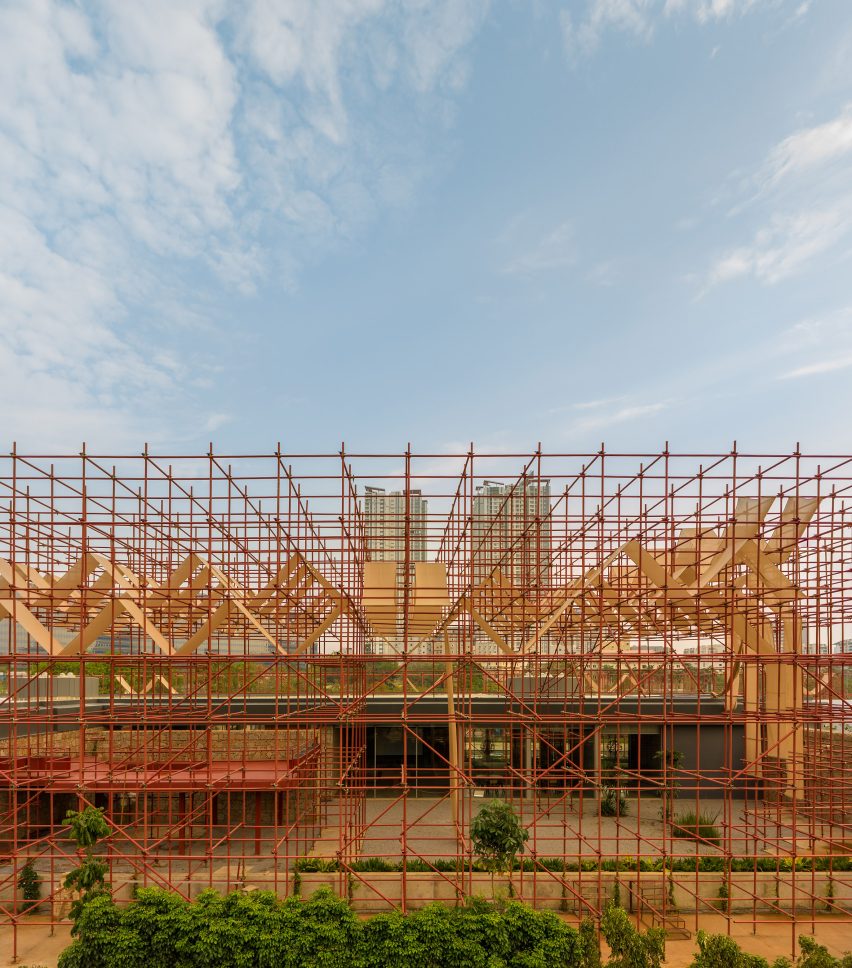 The Reclaimed Pavilion by Kanan Modi Associates