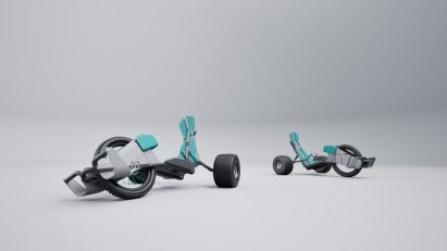 Antidote – a gravity-powered mountain trike by Matic Čič and Vid Lebič