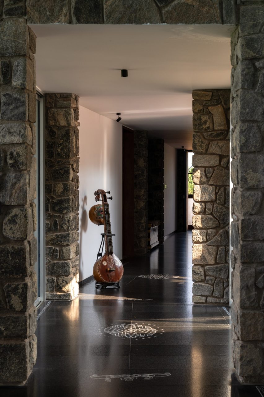 Interior corridor of Ushas farmhouse