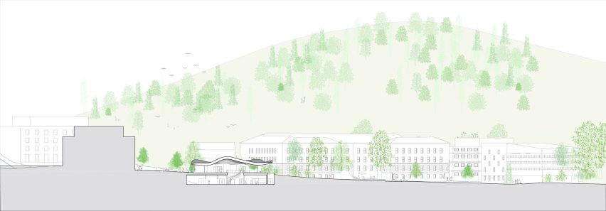 Section of VISTA Science Experience Centre in Austria by Studio Maks
