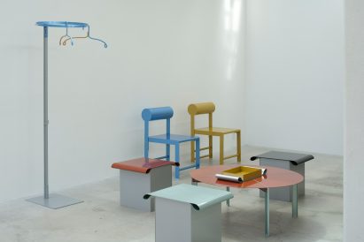 Colourful metal furniture