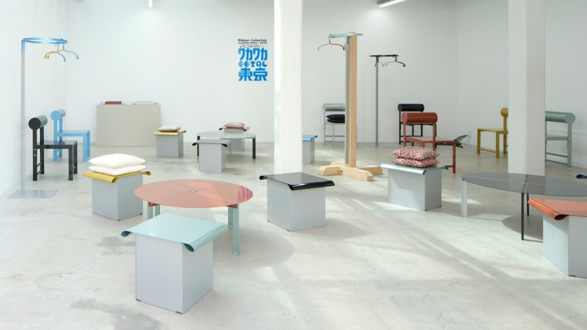 Ribbon furniture by Waka Waka