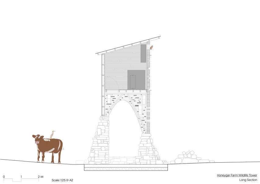 Wildlife Tower at Honeygar Farm by Pearce+ plans
