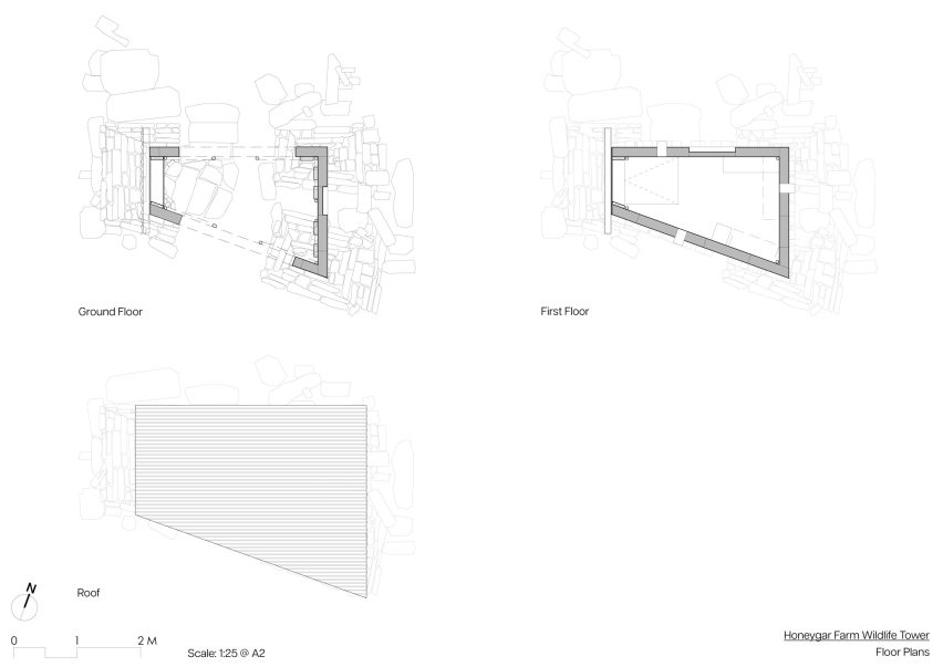 Wildlife Tower at Honeygar Farm by Pearce+ plans