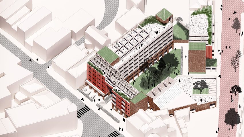 Re-Quarter; A Catalytic Social Housing Scheme by Isaac Walker
