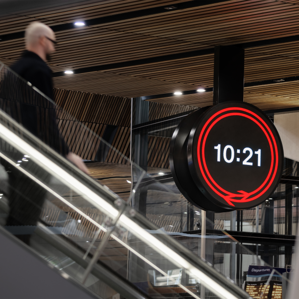 Rail Clock by Design Bridge and Partners