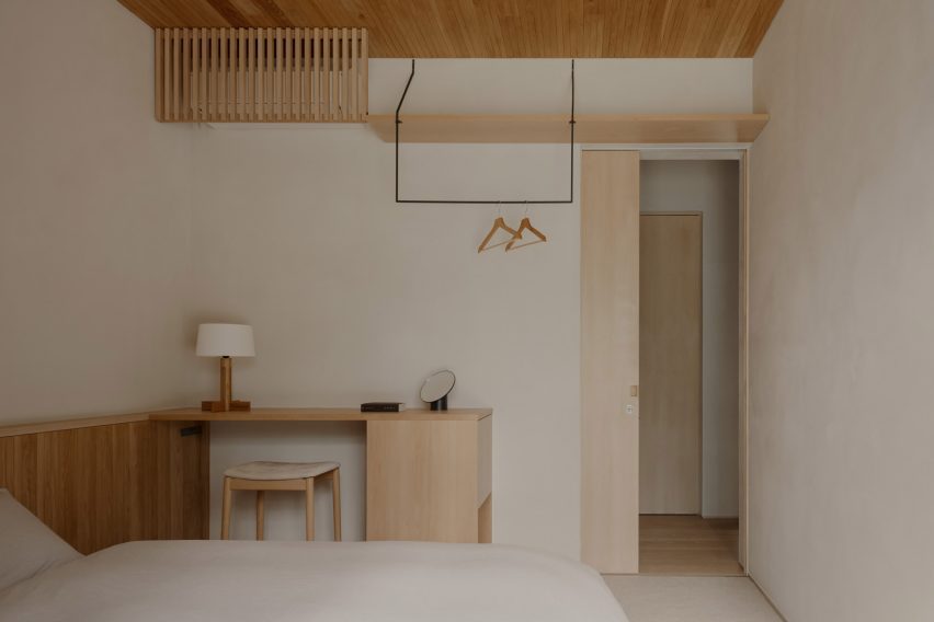 Bedroom in Japanese home