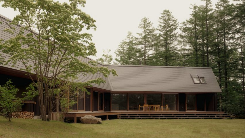 Wooden Japanese house