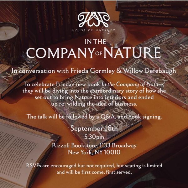 Graphic for In the Company of Nature – In conversation with Frieda Gormley and Willow Defebaugh