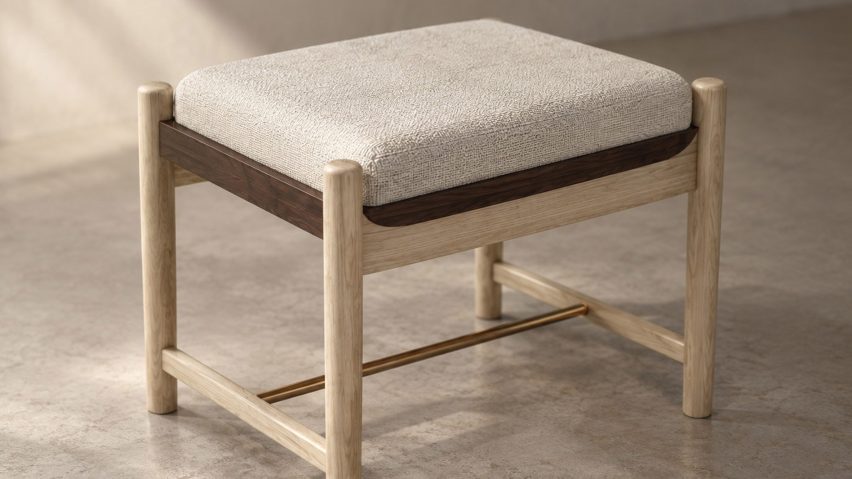 Photo of a wooden stool