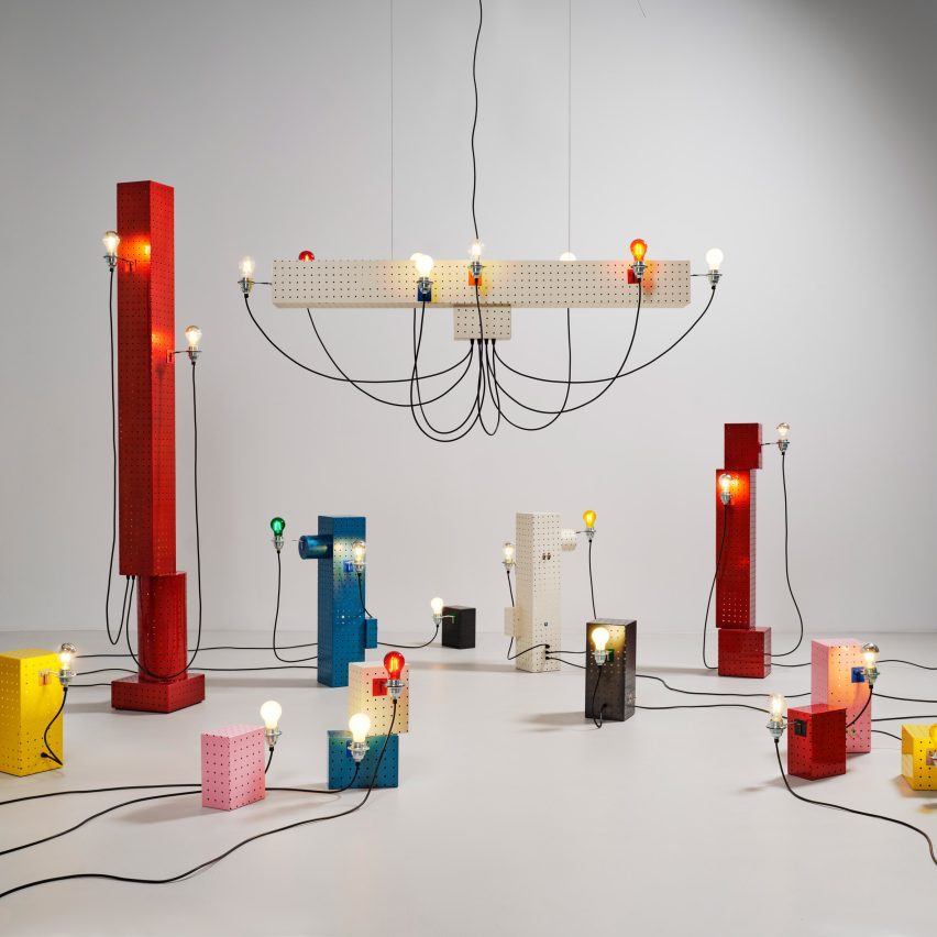 Upcycled Pegboard Lamps (Eindhoven, Netherlands)