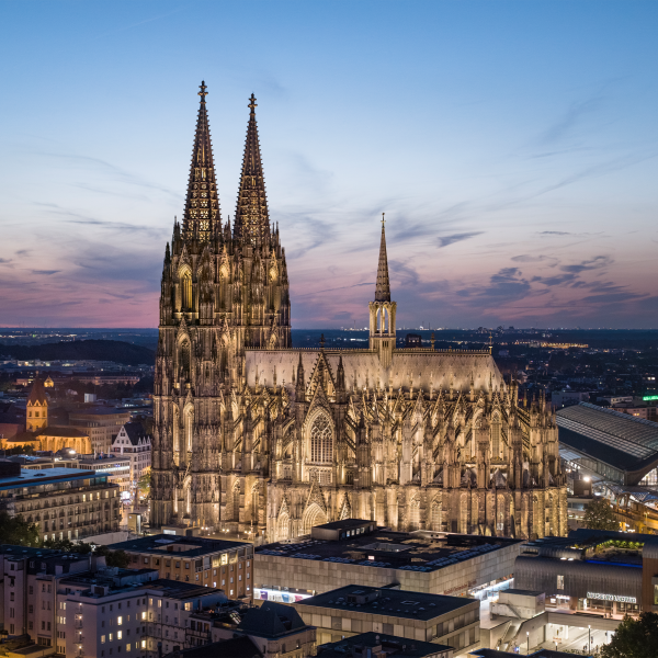 Cologne Cathedral by Licht Kunst Licht