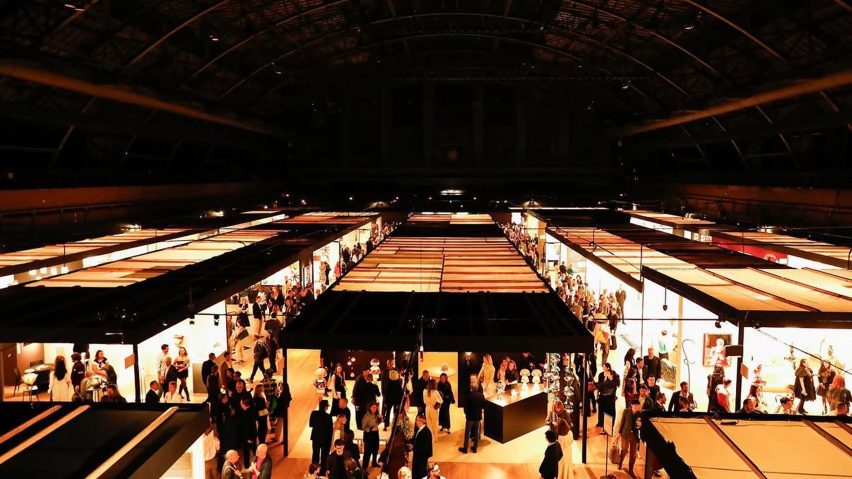 Photo of people at Salon Art + Design exhibition