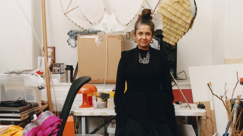 Anab Jain in the studio