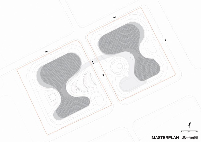 masterplan of CTTQ research campus in Shanghai by BDP